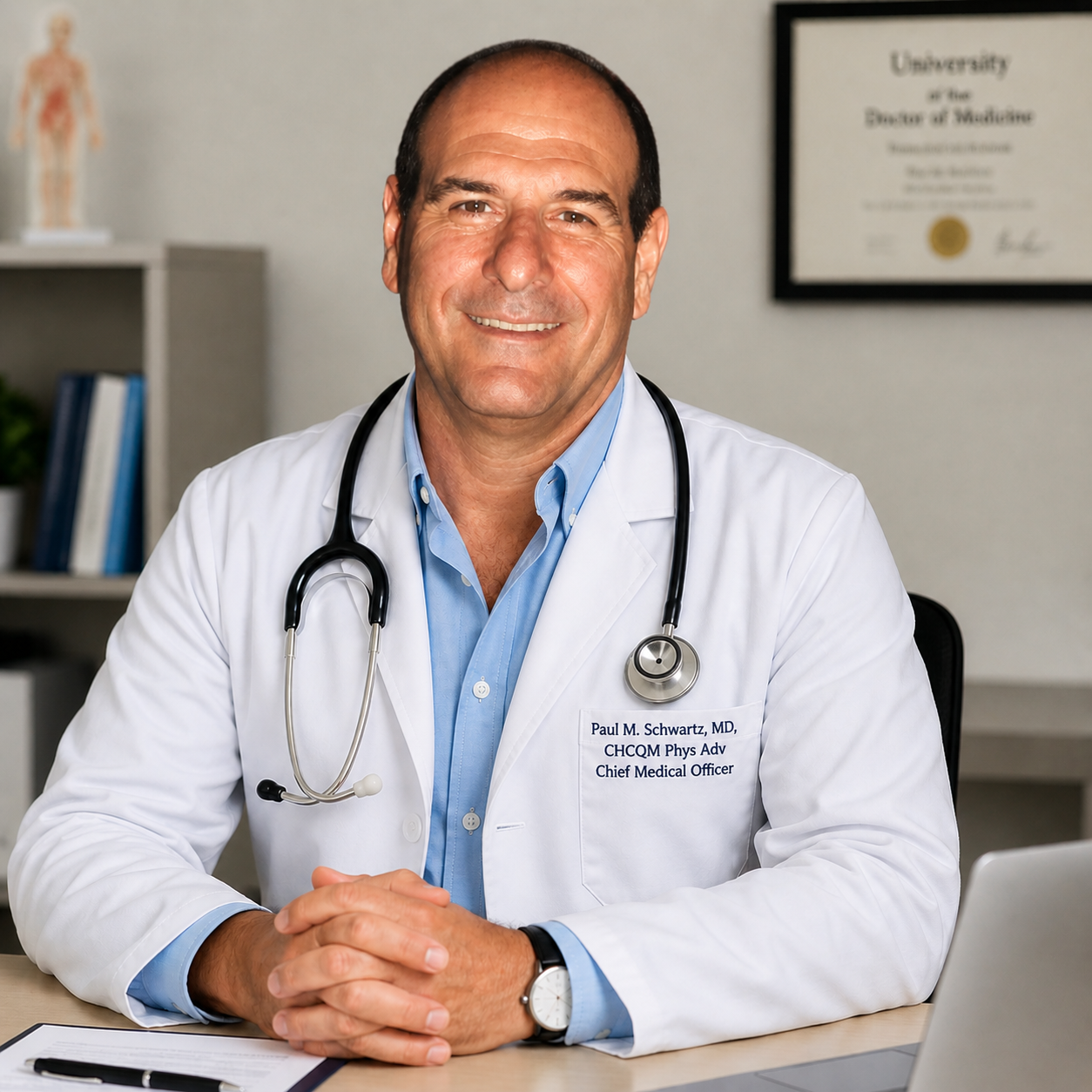 Doctor providing patient care